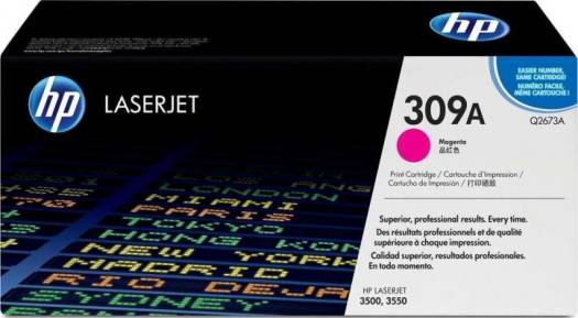HP 309A Magenta Original LaserJet Toner Cartridge : Q2673A Toners JS Bazar