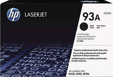 HP 93A Black Original LaserJet Toner Cartridge - CZ192A Toners JS Bazar