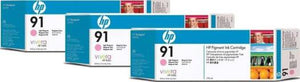 HP 91 Ink, Light Magenta, 3/Pack 775ML : C9487A Cartridges JS Bazar