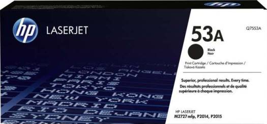 HP 53A Black LaserJet Toner Cartridge : Q7553A Toners JS Bazar