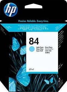 HP 84 69 ml Light Cyan Ink Cartridge : C5017A Cartridges JS Bazar