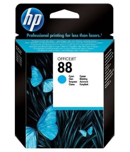 HP 88 Cyan Officejet Ink Cartridge : C9386A Cartridges JS Bazar