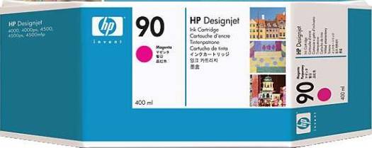 HP 90 3-pack 400-ml Magenta DesignJet Ink Cartridges : C5084A Cartridges JS Bazar