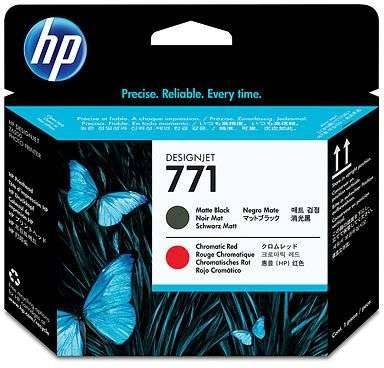 HP 771 Matte Black Designjet Printhead : CE017A Cartridges JS Bazar