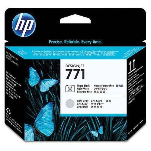 HP 771 Photo Black & Light Gray DESIGNJET PRINTHEAD : CE020A Cartridges JS Bazar