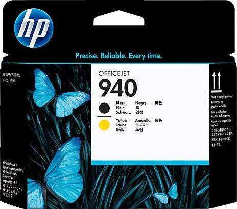 HP 940 Black and Yellow Original Printhead : C4900A Cartridges JS Bazar