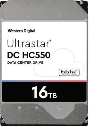 Western Digital Ultrastar DC HC550 16 TB 3.5" Internal Hard Drive, 512MB, SATA 7200rpm, SATA 6Gb/s Hard Drives JS Bazar