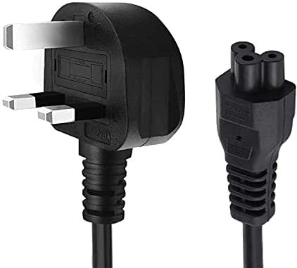 Orignal 3 Pin Laptop Power Cable - UK plug With Laptop power lead - JS Bazar