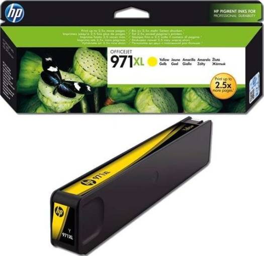 HP 971XL Yellow High Yield Original Ink Cartridge : CN628AE Cartridges JS Bazar