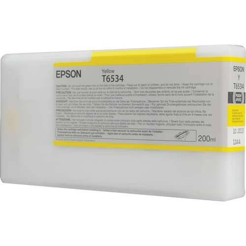 Epson UltraChrome HDR Ink Cartridge - 200ml Yellow (T653400) Cartridges JS Bazar