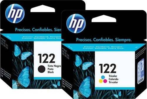 HP 122 Pack Black & Colors Ink Cartridge Set - Black/Yellow/Cyan/Magenta Cartridges JS Bazar