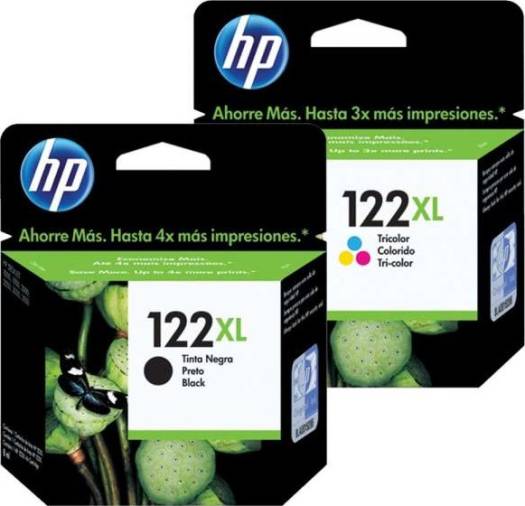 HP 122XL Pack Black & Colors Ink Cartridge Set - Black/Yellow/Cyan/Magenta Cartridges JS Bazar