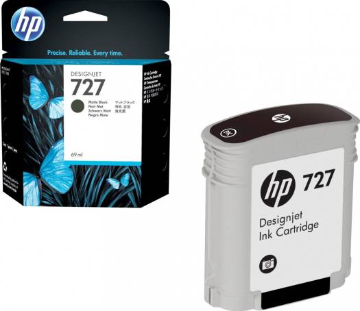 HP 727 69 ml Matte Black Designjet Ink Cartridge : C1Q11A Cartridges JS Bazar