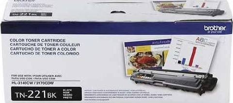 Brother Printer Standard Yield Black Toner Cartridge (TN221BK) Toners JS Bazar