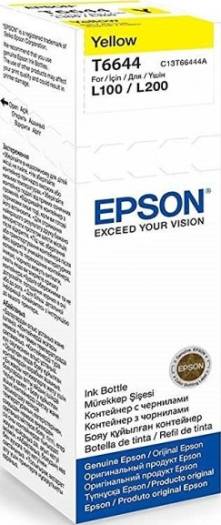 EPSON Genuine Refill Ink 70ml Yellow Color (T6644) Cartridges JS Bazar
