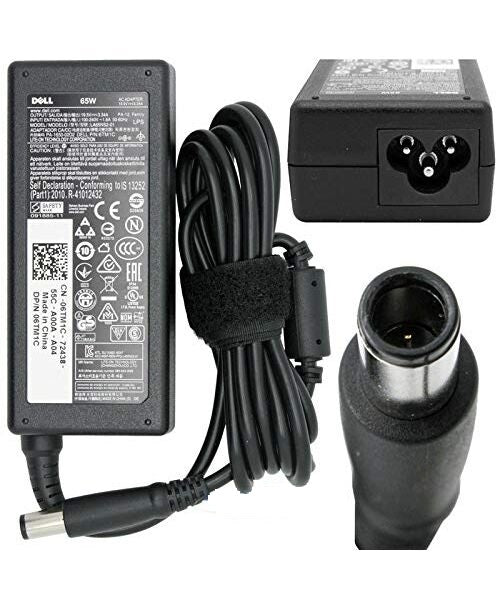 65W DELL 310-2860 19.5V/3.34A (7.4mm*5.0mm) Laptop AC Power Replacement Charger Supply - JS Bazar