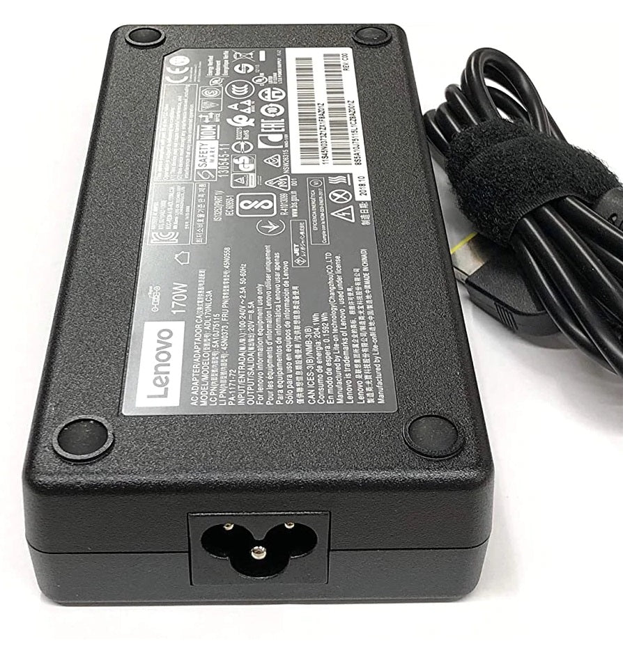 20V 8.5A 170W 45N0112 45N0113 AC Replacement Adapter Charger for Lenovo Y500 Y500N W700 W701 Laptop Power Supply - JS Bazar