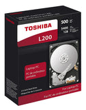 Toshiba 500GB L200 Slim Mobile 7 mm 2.5-Inch SATA Internal Hard Drive | HDWK105UZSVA Hard Drives JS Bazar