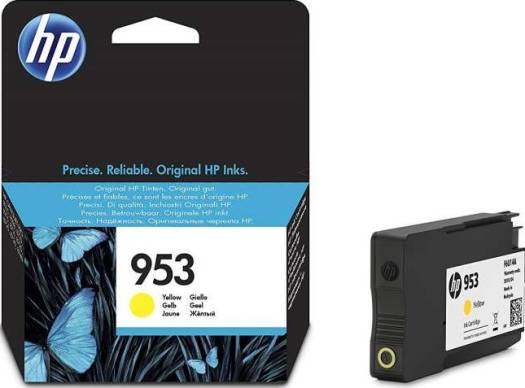 HP 953 Yellow Original Ink Cartridge : F6U14AE Cartridges JS Bazar
