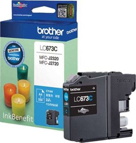 Brother LC-673 Cyan Ink Cartridge : LC673C Cartridges JS Bazar