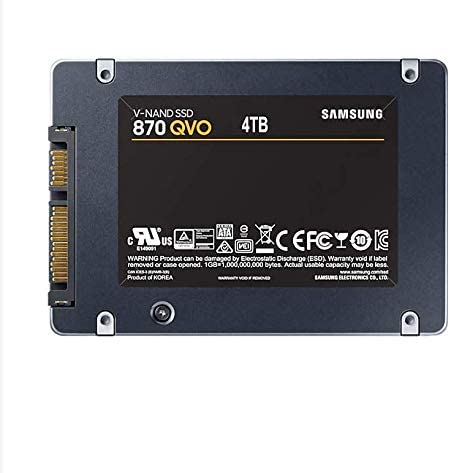 SAMSUNG 870 QVO Series 4TB SATA Internal Solid State Drive, 2.5