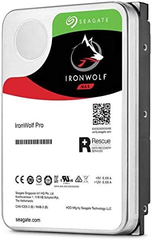 Seagate IronWolf Pro 16TB NAS Hard Drive 7200 RPM 256MB Cache 