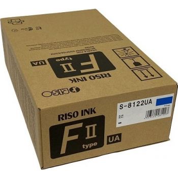 Risograph Blue Ink Box of (2) 1000ML Tubes (S-8122UA) Cartridges JS Bazar