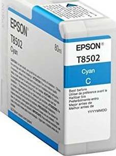 Epson UltraChrome HD T850 Cyan Ink Cartridge for SC-P800 Printer (T850200) Cartridges JS Bazar