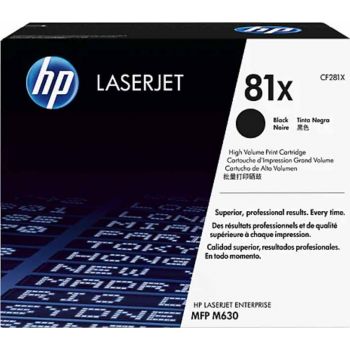 HP 81X High Yield Black Original LaserJet Toner Cartridge :CF281X Toners JS Bazar