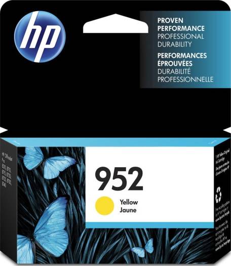 HP 952 Yellow Original Ink Cartridge : L0S55AN Cartridges JS Bazar