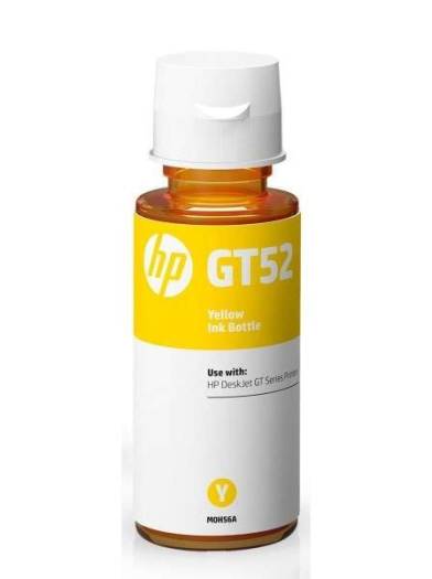 HP GT52 Yellow Original Ink Bottle 70 ML : M0H56AE Cartridges JS Bazar