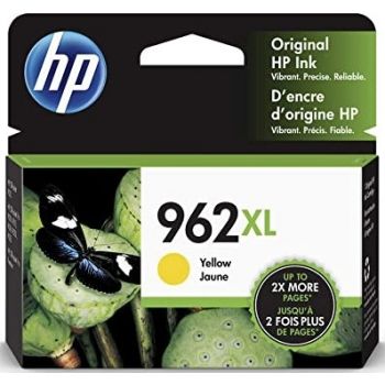 HP 962XL High Yield Yellow Original Ink Cartridge : 3JA02AN Cartridges JS Bazar
