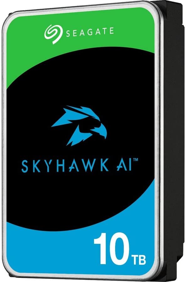 Seagate 10TB SkyHawk AI 7200 Rpm 3.5" Internal Surveillance HDD 2 Million Hours MTBF : ST10000VE001 Hard Drives JS Bazar