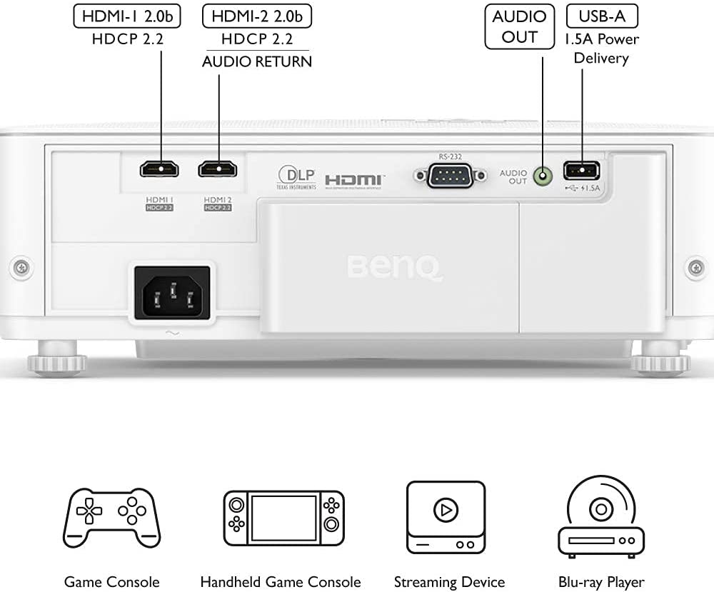 BenQ TK700STi 4K HDR Gaming Projector : 9H.JNL77.17R Projectors BenQ