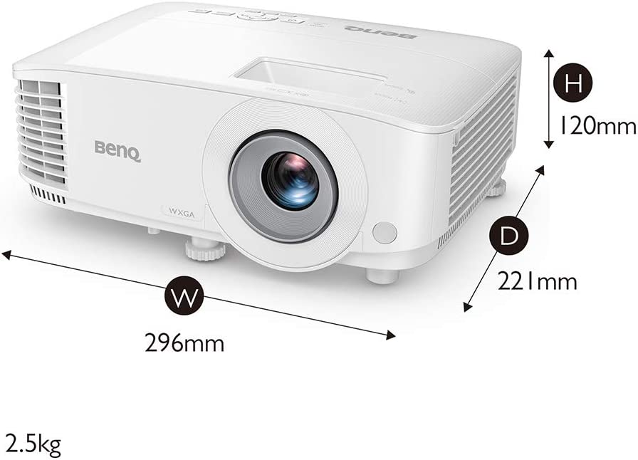 BenQ MW560 4000-Lumen WXGA DLP Projector, White : 9H.JNF77.13P Projectors JS Bazar