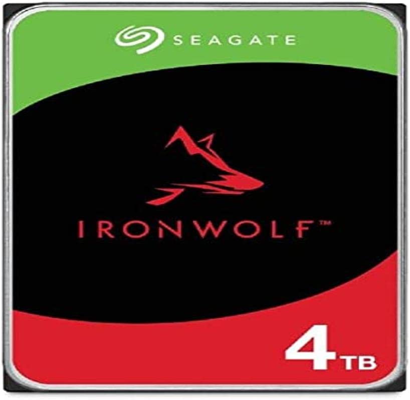 Seagate 4TB Ironwolf NAS Internal Hard Drive, SATA 6Gb/s 3.5'', 256MB Cache : ST4000VN006 Hard Drives JS Bazar