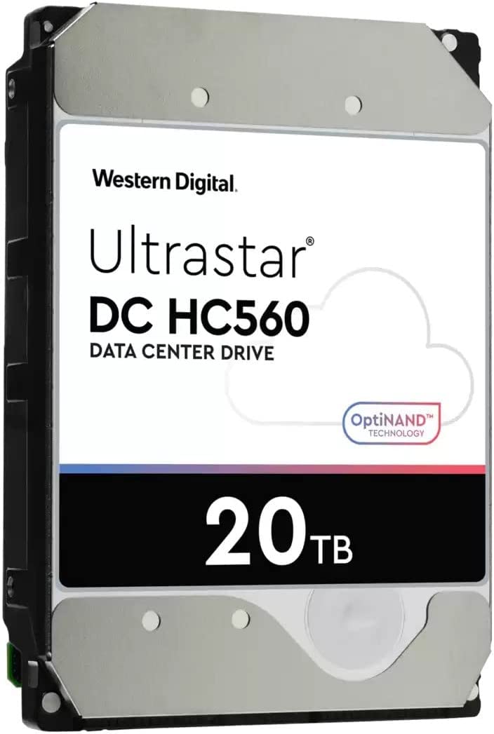 Western Digital Ultrastar DC HC560 20TB Internal Hard Drive : WUH722020ALE6L4 Hard Drives JS Bazar