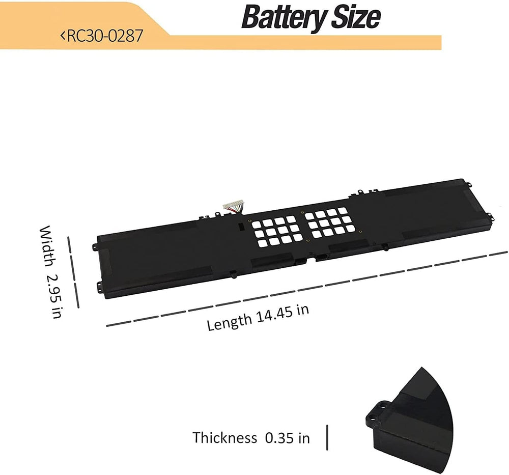 Generic laptop battery For RC30-0287 Razer Blade Pro 17 2019 2020 RZ09-0287 / 15.4V 4583mAh - JS Bazar