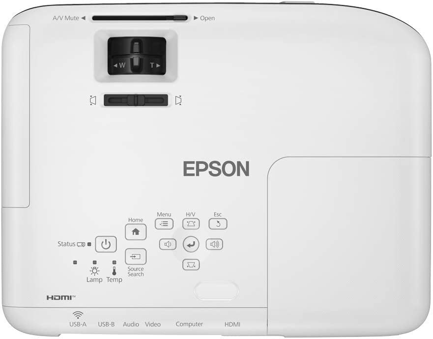 Epson EB-W51 WXGA 3LCD Projector, 1280x800 Resolution, 4000 Lumens Brightness(EB-W51) - JS Bazar