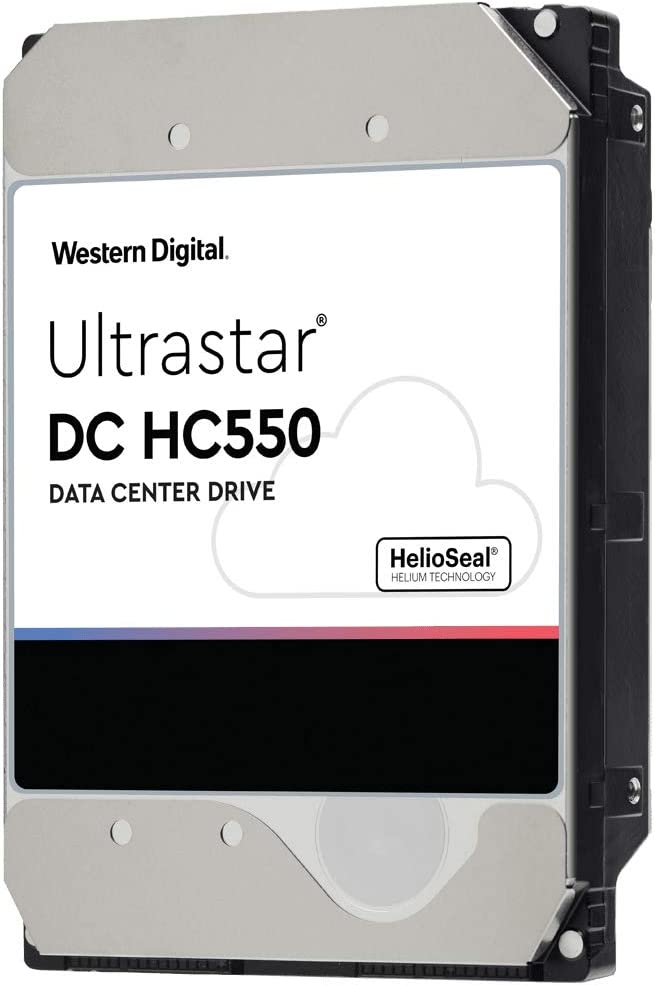 Western Digital Ultrastar DC HC550 16 TB 3.5" Internal Hard Drive, 512MB, SATA 7200rpm, SATA 6Gb/s Hard Drives JS Bazar