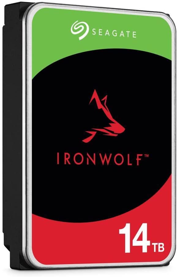 Seagate IronWolf 14TB NAS Hard Drive, 7200 RPM, 256MB Cache, SATA 6.0Gb/s CMR 3.5