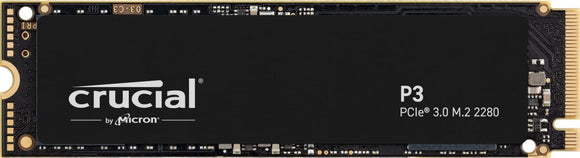 Crucial P3 1TB PCIe Internal SSD, M.2 2280 Form Factor, 3500 MB/s Sequential Read, 3000 MB/s Sequential Write : CT1000P3SSD8 Hard Drives JS Bazar