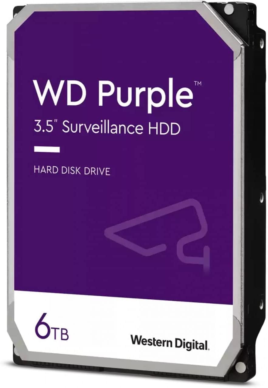 Western Digital Purple 6TB 3.5'' Surveillance Hard Drive : WD60PURZ / WD62PURX / WD63PURZ Hard Drives JS Bazar