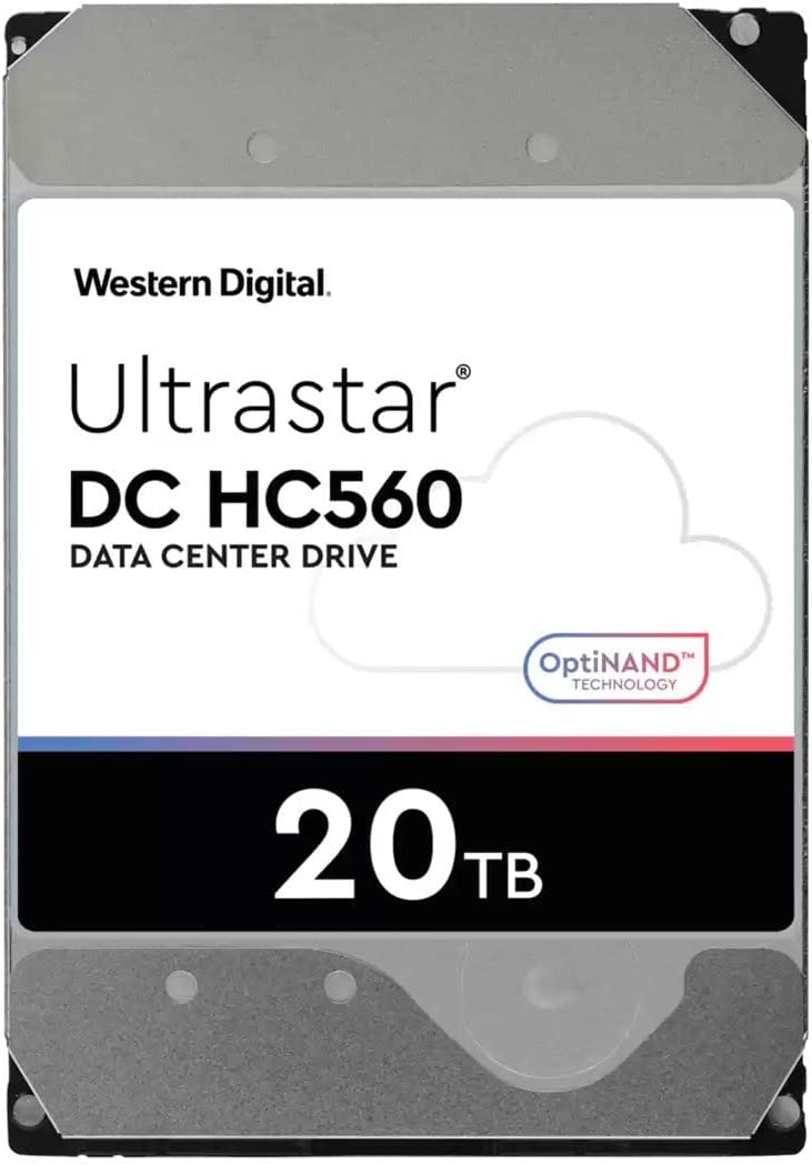 Western Digital Ultrastar DC HC560 20TB Internal Hard Drive : WUH722020ALE6L4 Hard Drives JS Bazar