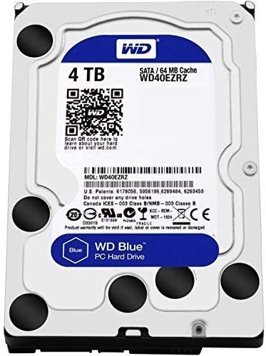 WD 4TB Blue Desktop Hard Disk Drive - 5400 RPM SATA 6 Gb/s 64MB Cache 3.5 Inch : WD40EZRZ Hard Drives JS Bazar