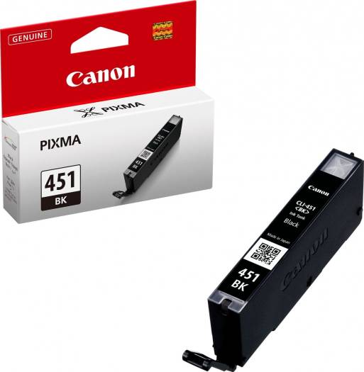 Canon CLI-451BK Black Ink Cartridge - 6523B001 Cartridges JS Bazar