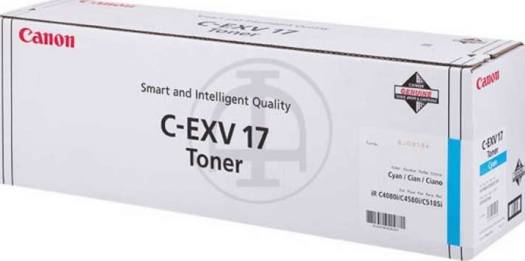 Canon C-EXV 17C Cyan Toner Cartridge ( CEXV17C- 0261B002AA ) Toners JS Bazar