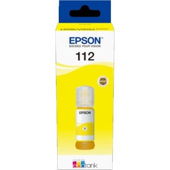 Epson 112 EcoTank Pigment Yellow Ink Bottle (C13T06C44A) Cartridges JS Bazar