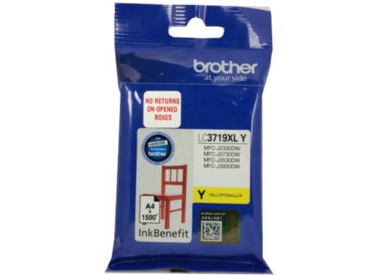 Brother LC3719XL Original Ink Cartridge Yellow - LC3719XL Y Cartridges JS Bazar