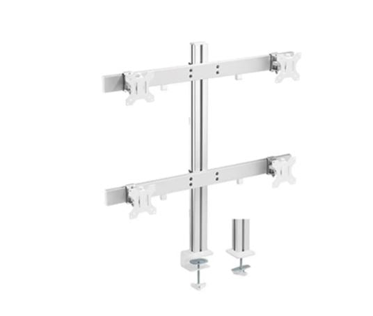 dual screens heavy-duty aluminum monitor arms | 91-ldt38c02 - JS Bazar